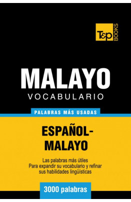 Vocabulario español-malayo - 3000 palabras más usadas