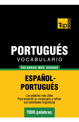 Vocabulario español-portugués - 7000 palabras más usadas