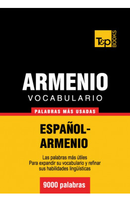 Vocabulario español-armenio - 9000 palabras más usadas