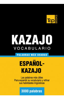 Vocabulario español-kazajo - 3000 palabras más usadas